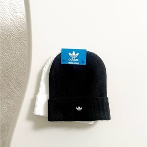 Set of 2 adidas Trefoil Logo Beanies